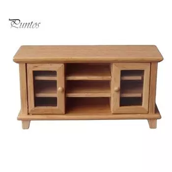 1/12 кукольный домик, миниатюрный деревянный шкаф для телевизора, мебель для гостиной, аксессуары