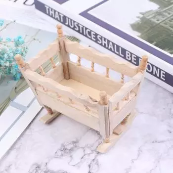 1/12 кукольный домик миниатюрный деревянный картон детская кровать модель аксессуары игрушки One Size