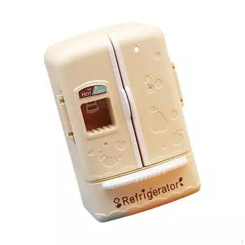 1/12 кукольный домик миниатюрный двухдверный холодильник ролевые игры аксессуары игрушка кукла шоколадный