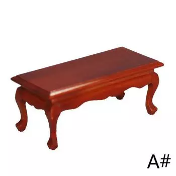 1/12 кукольный домик, миниатюрный мини-деревянный журнальный столик, имитация торцевого стола, мебель, игрушки для украшения кукольного дома, аксессуары A