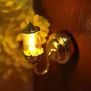 1:12 Кукольный домик Миниатюрный настенный светильник Светодиодная лампа Настольная лампа Потолочная лампа Кукольный декор Игрушка one size