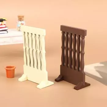 1/12 кукольный домик миниатюрный полый экран модель кукольный домик мебель украшения кукольный домик микро сцена строительство реквизит коричневый