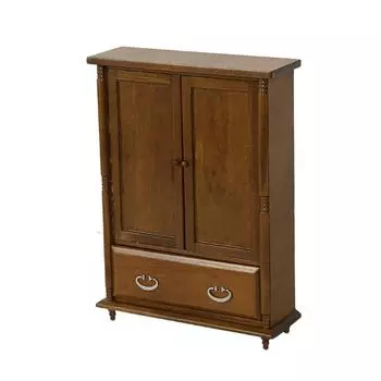 1/12 кукольный домик миниатюрный шкаф с двумя дверцами модель шкафа для кукольного домика мебель декор микросцена строительство реквизит