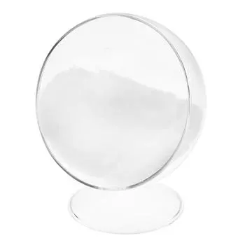 1/12 Кукольный домик Миниатюрный стеклянный шезлонг с плюшевой подушкой Кукольный диван-кресло Мебель Украшения Кукольный домик Гостиная Аксессуары