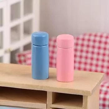 1/12 кукольный домик миниатюрный термос чашки стакан для воды кукольный домик еда игровая сцена декор аксессуары синий