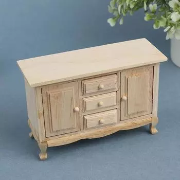 1/12 кукольный домик миниатюры мини имитация деревянного шкафа модель игрушки аксессуары one size