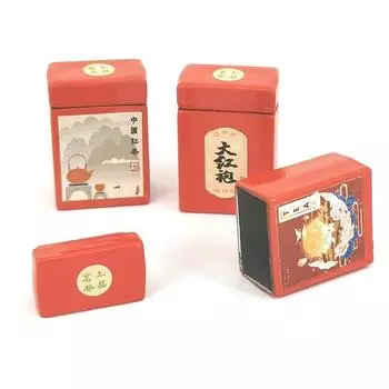 1/12 Кукольный домик Моделирование Черный Чай Коробка Кукольный домик Миниатюрный Кухня Украшения Кукольный Дом Аксессуары Ролевые Игры Игрушки