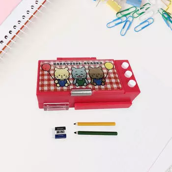 1/12 кукольный домик пенал игрок имитационная модель поезд красный