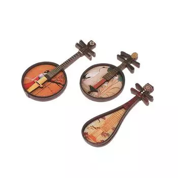 1/12 кукольный домик Пипа Гучжэн Гуцинь модель кукольного домика национальный музыкальный инструмент украшение кукольный домик ремесло орнамент