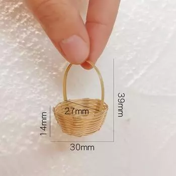 1/12 кукольный домик плетеная вручную корзина для хранения продуктов модель кукольного домика кухня украшения микросцена строительство реквизит