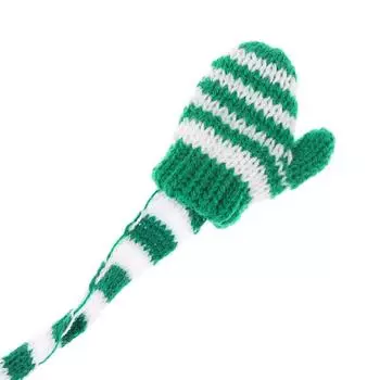 1/12 кукольный домик ручной работы мини вязаный шарф перчатки кукольный домик рождественские украшения одежда для кукол нарядные аксессуары