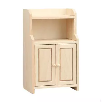 1/12 кукольный домик шкаф имитация аксессуары игрушка мини модель деревянная мебель для дома Style B