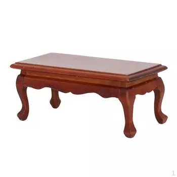 1/12 Кукольный домик Стол Шкаф Миниатюры Мебель Украшения Tea table белый