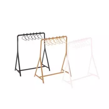 1/12 Кукольный домик Вешалка для одежды Органайзер для одежды Набор вешалок Кукольный домик Мини Мебель Украшения Кукольные домики Аксессуары белый