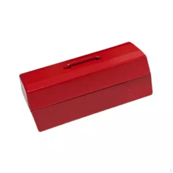 1/12 Кукольный домик Ящик для инструментов Аксессуары Мини, Сплав, Сцена из жизни, Орнамент Микро Ландшафтный Декор красный