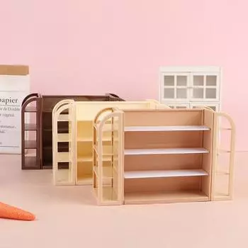 1/12 кукольный мини-супермаркет витрина полка кукольный магазин шкаф модель кукольный дом мебель декор аксессуары