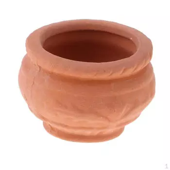 1/12 кукольный миниатюрный мини-керамический цветочный горшок, имитация мебели, цветочный горшок для кукольного дома