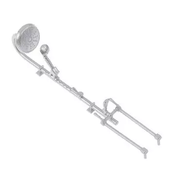 1:12 Кукольный Миниатюрный Смеситель Для Ванной Комнаты Ванна Душ Смеситель Для Ванны Душ Модель