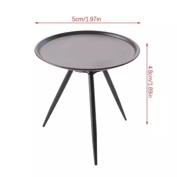 1:12 Кукольный Миниатюрный Железный Журнальный Столик Чайный Столик Модель Кукольного Домика Имитация Стола Мебель Декор Игрушка Микро Сцена Реквизит