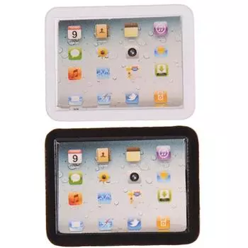 1:12 Laptop Pad Doll House Miniature Toys Kitchen Room Decor чёрный