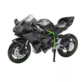 1/12 масштаб Kawasaki Ninja H2R литая модель мотоцикла для Kawasaki Ninja H2R, модель мотоцикла, детская игрушка или коллекция мотоциклов, Boyfriend чёрный