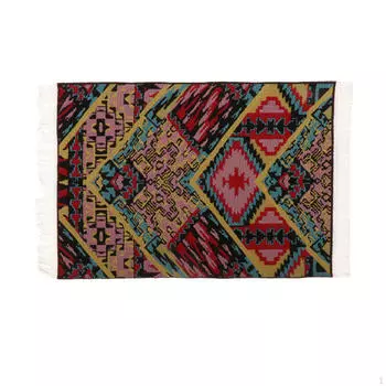 1/12 масштаб кукольный домик ковер турецкий ковер игрушки винтажное украшение для спальни ролевая игрушка для гостиной