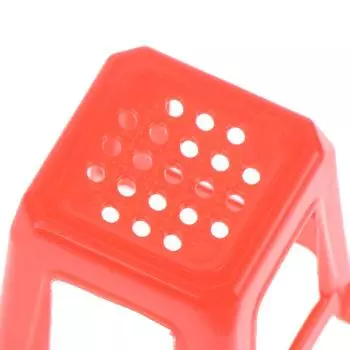 1/12 масштаб кукольный домик миниатюрные пластиковые табуреты стулья ролевые игры мебель игрушки красный