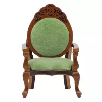 1:12 масштаб кукольный домик миниатюрный винтажный диван ретро одноместный стул мебель для домашнего декора сцена