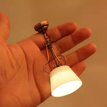 1/12 масштаб миниатюрная люстра ролевые игры имитационная модель металлические светильники мебельные украшения для