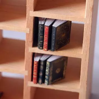 1:12 масштаба Европейский стиль ретро винтажный миниатюрный блокнот мини-книги кукольный домик украшения B