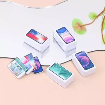 1:12-масштабная миниатюрная модель мобильного телефона кукольного домика для украшения кукольного дома