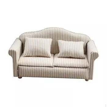 1/12 масштабный кукольный диван, домашний декор, кресло для малышей и детей Small Sofa