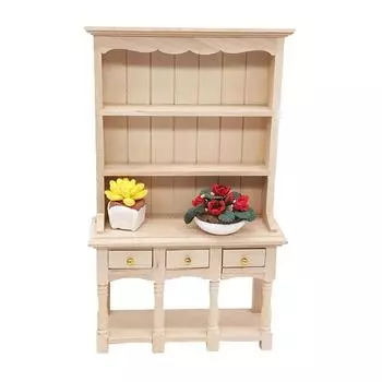 1/12 Мини Кукольный Домик Книжный Шкаф Деревянная Мебель Шкаф Миниатюрная Гостиная Детская Игрушка Кукольный Домик 1pcs