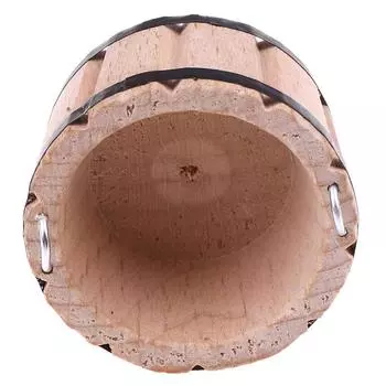 1:12 миниатюр кукольных домиков Деревянный таз Деревянная бочка Мебель Аксессуары One Size