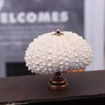 1:12 Миниатюрная лампа для кукольного домика Миниатюрный ретро-ночник в виде морского ежа Аксессуары для кукольного домика Мебель для кукольного домика Игрушки Лампа Декор фиолетовый