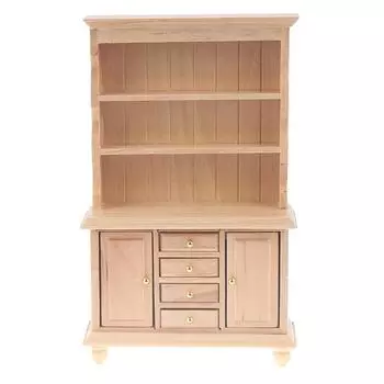 1:12 Миниатюрная мебель для кукольного домика Многофункциональный деревянный шкаф Книжный шкаф Книжная полка