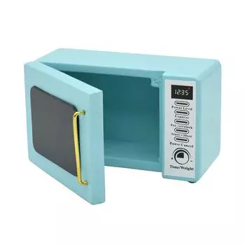 1:12 Миниатюрная микроволновая печь для кукольного домика Модель кукольного дома Кухня Микроволновая печь Сцена Декор Игрушка Кукольный дом Столовая Аксессуары