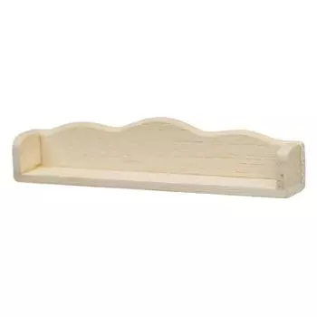 1:12 Миниатюрная настенная полка для кукольного домика, стеллаж для хранения, подвесная полка, модель мебели, домашний декор, аксессуары для игрушечной куклы 9.3cm