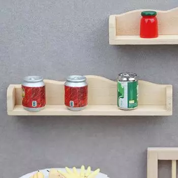 1:12 Миниатюрная настенная полка для кукольного домика, стеллаж для хранения, подвесная полка, модель мебели, домашний декор, аксессуары для игрушечной куклы one size