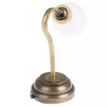 1:12 миниатюрная настольная лампа для кукольного домика, светодиодная лампа, настенный светильник, потолочный светильник, кукла, декор, игрушка one size