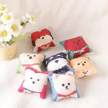 1:12 Миниатюрная подушка для кукольного домика, подушка для дивана в виде головы собаки, мини-подушка, подушка, мебель, модель для дома, декор, игрушка, кукольный домик, аксессуары as the picture