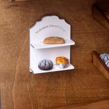 1:12 Миниатюрная полка для хранения кукольного домика, настенная стойка Welcome, мебель, модель для дома, декор, аксессуары для игрушечного кукольного домика розовый