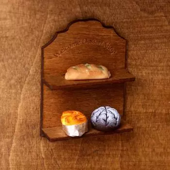 1:12 Миниатюрная полка для хранения кукольных домиков, настенная полка Welcome Rack, мебель, модель для дома, декор, игрушка, кукольный домик, аксессуары розовый