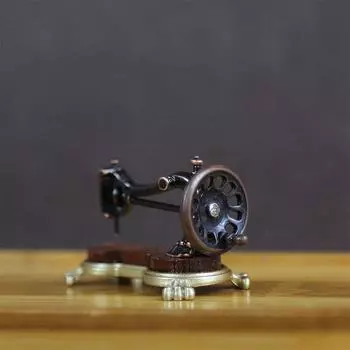 1:12 Миниатюрная швейная машинка для кукольного домика Ретро мебель Модель Домашний декор Игрушка Кукольный домик Аксессуары