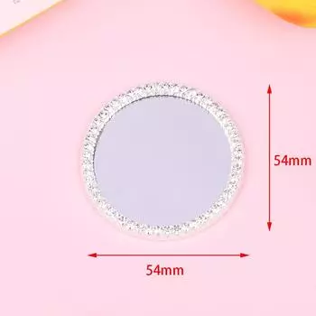 1/12 Миниатюрные аксессуары для кукольного домика Мебель Миниатюрное круглое зеркало для макияжа Зеркало для кукольного домика