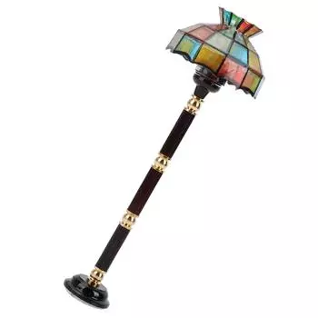 1:12 миниатюрных аксессуаров для кукольного дома, торшер, светодиодная мебель, игрушка