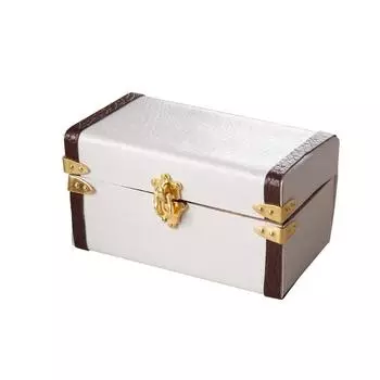 1:12 миниатюрных чемоданов для кукольного домика, винтажная кожаная багажная коробка, ящик для хранения, модель для дома, декор, игрушечный кукольный домик, аксессуары