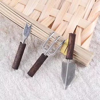 1:12 миниатюрных игрушек кукольного домика, 3 инструмента