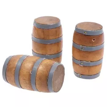 1:12 миниатюрных кукольных домиков, мини-деревянные красные винные бочки, пивные бочки, пивные бочонки, декор для кукольных домиков, наклейки, новые 1 шт.