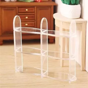 1:12 миниатюрных кукольных домиков, многоуровневая полка для хранения, витрина, шкаф, модель кукольного домика, декор для детских игрушек B